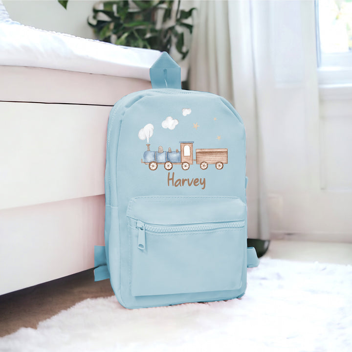 Personalised Little Train Backpack