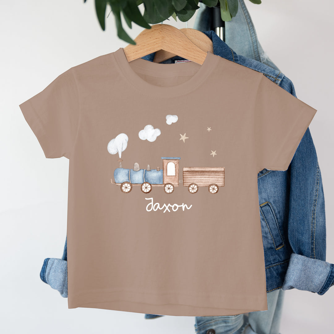 Personalised Little Trains T-shirt