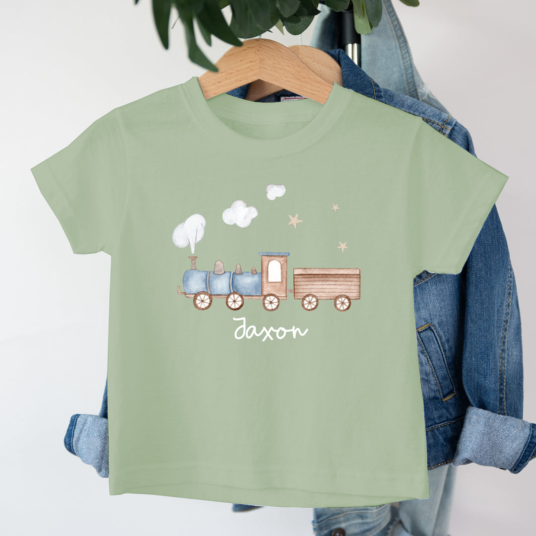 Personalised Little Trains T-shirt