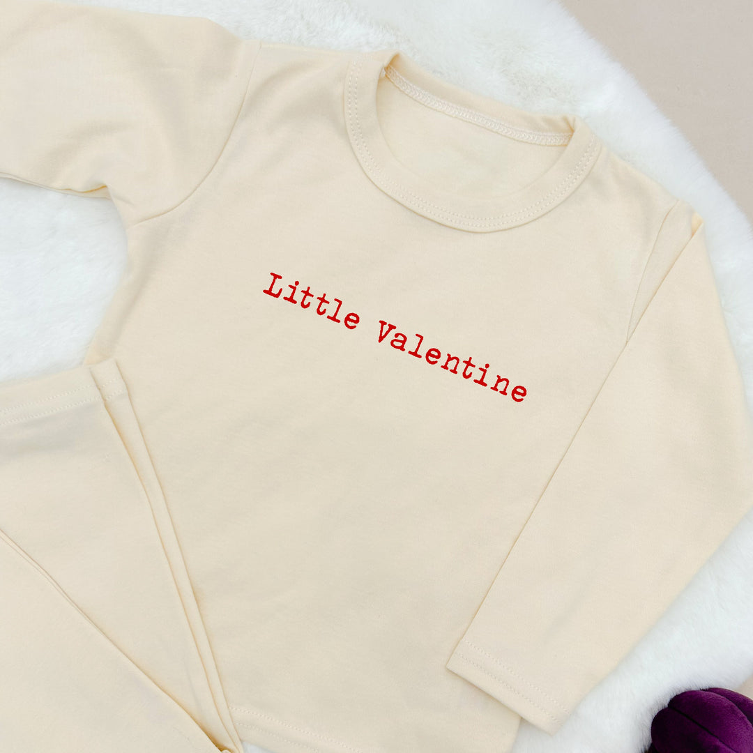 Little Valentine Beige Pyjamas