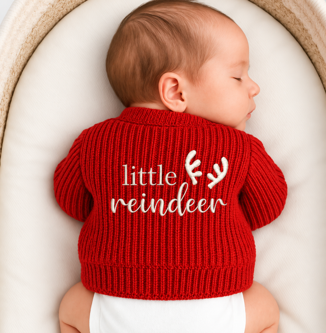 Little Reindeer Christmas Cardigan