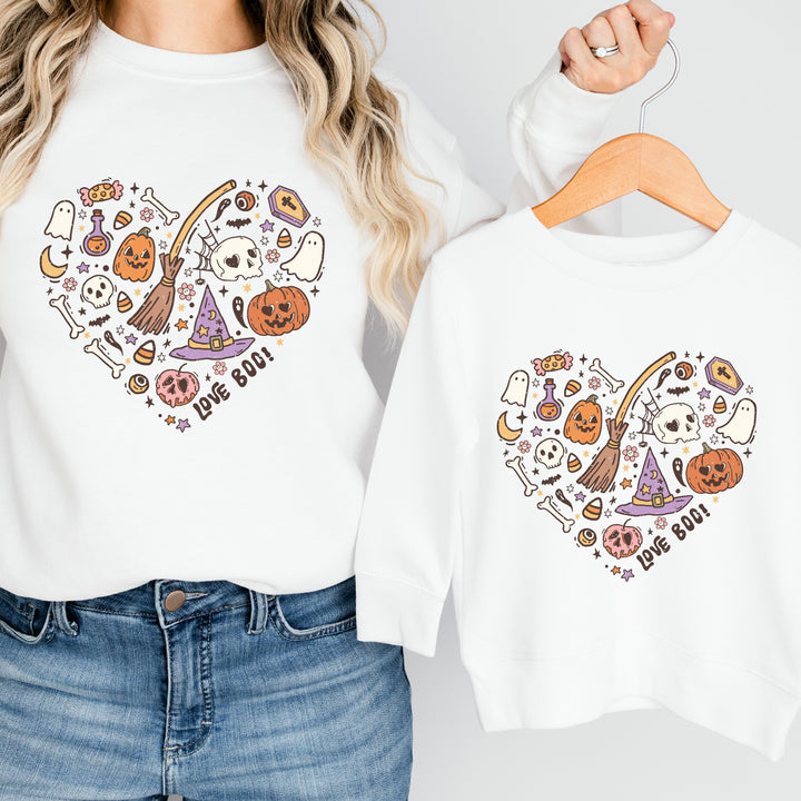 Love Boo Matching Sweatshirt/Vest/T-shirt