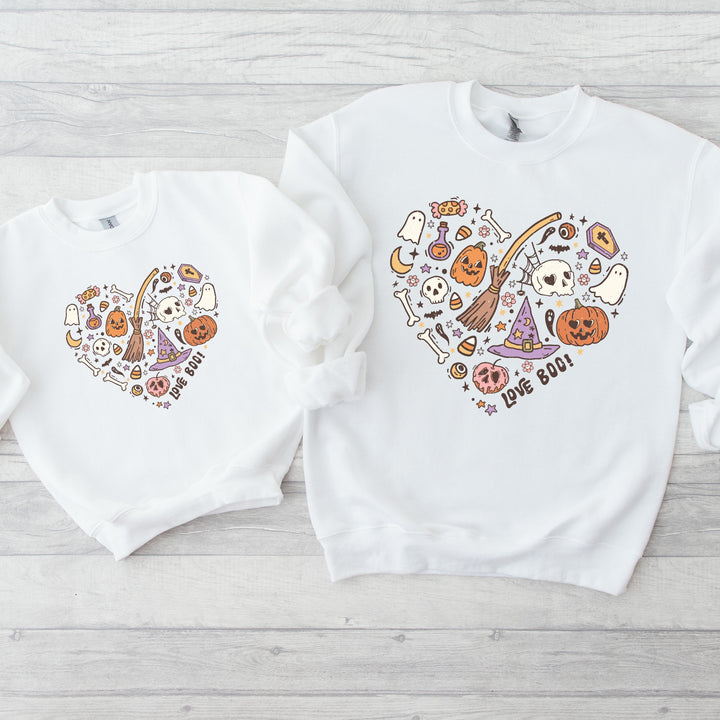 Love Boo Matching Sweatshirt/Vest/T-shirt