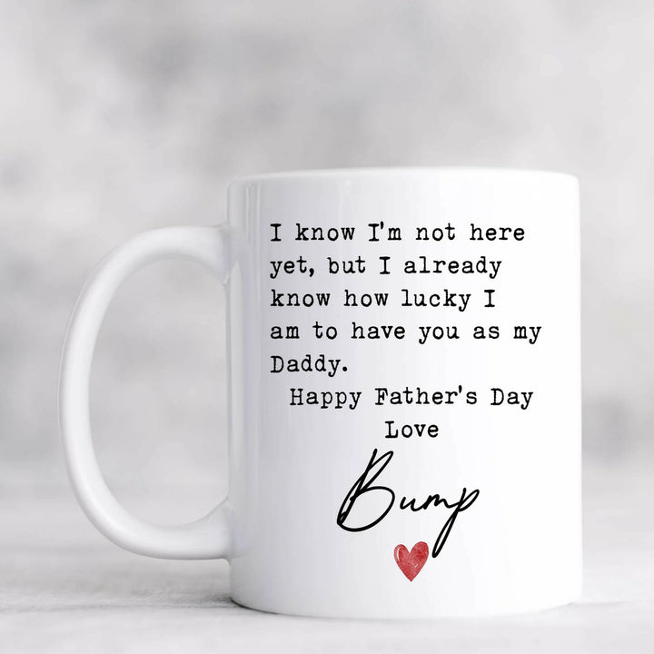 Love Bump Happy Father's Day Daddy Mug