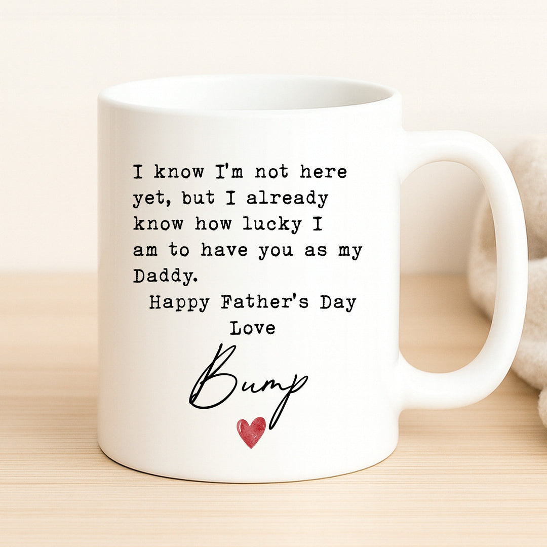 Love Bump Happy Father's Day Daddy Mug