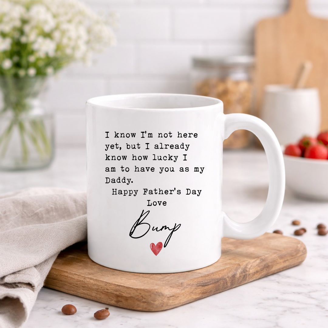 Love Bump Happy Father's Day Daddy Mug