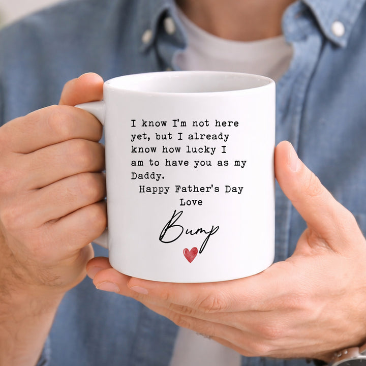 Love Bump Happy Father's Day Daddy Mug