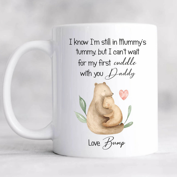 Happy Father's Day Daddy Bear Love Bump Mug