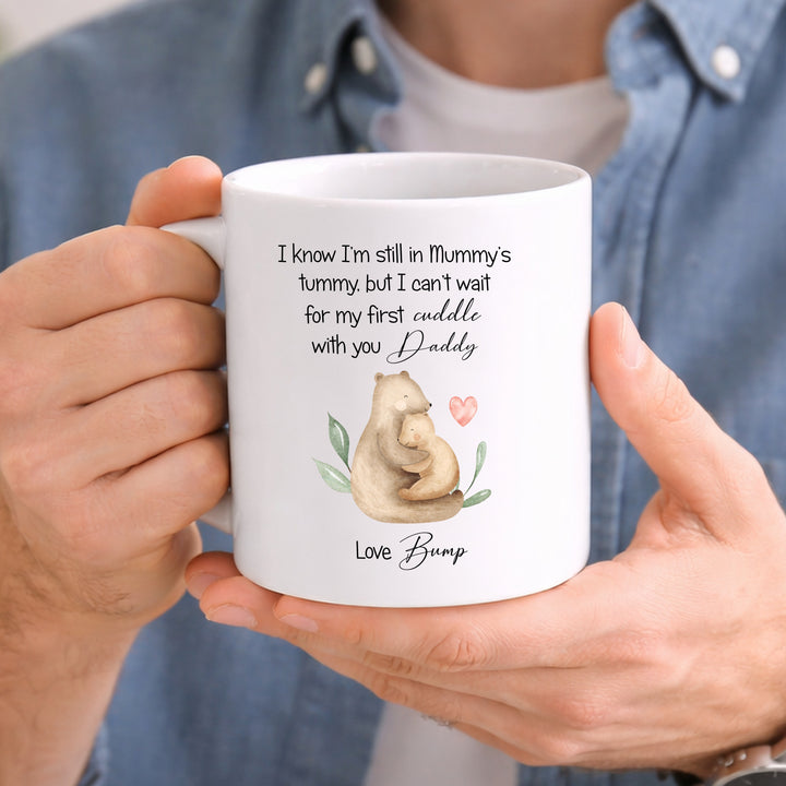 Happy Father's Day Daddy Bear Love Bump Mug
