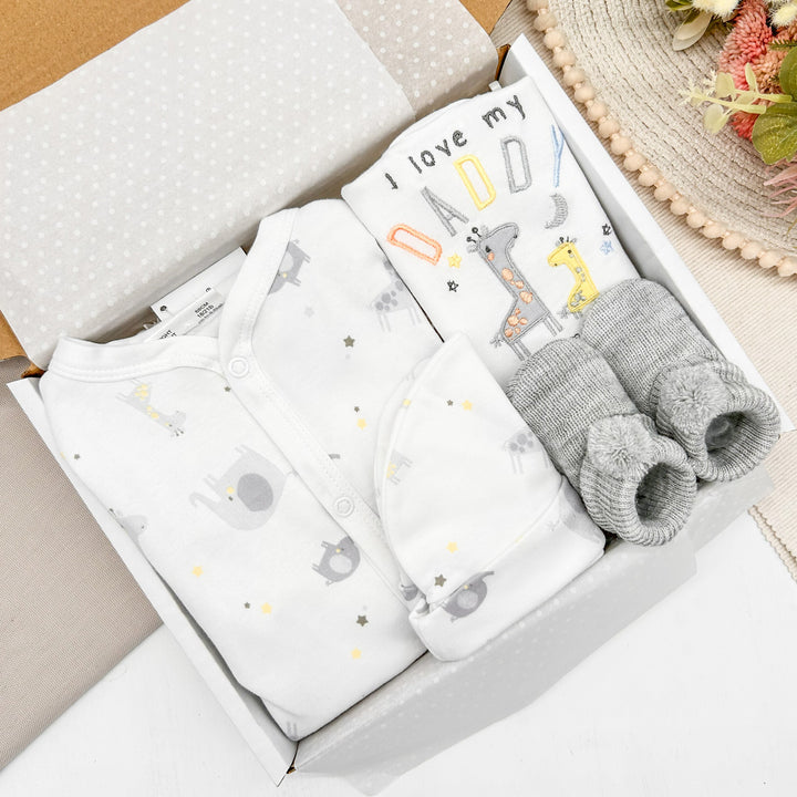 I Love Mummy & Daddy Unisex Baby Gift Hamper