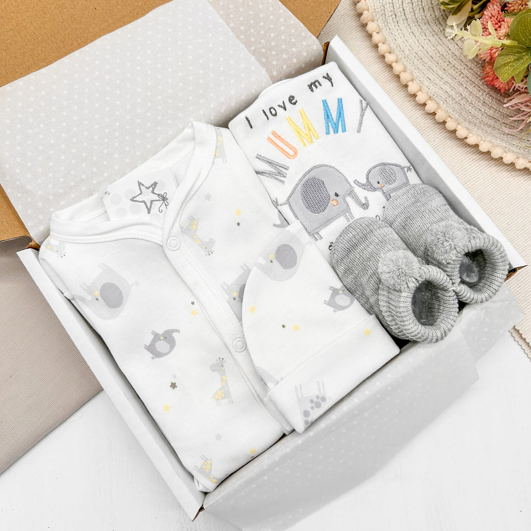 I Love Mummy & Daddy Unisex Baby Gift Hamper