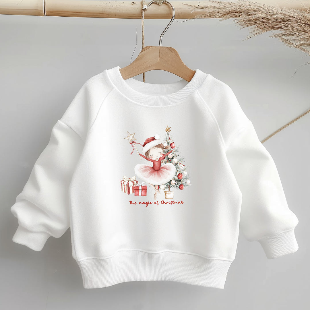 Red Girl Nutcracker Christmas Jumper