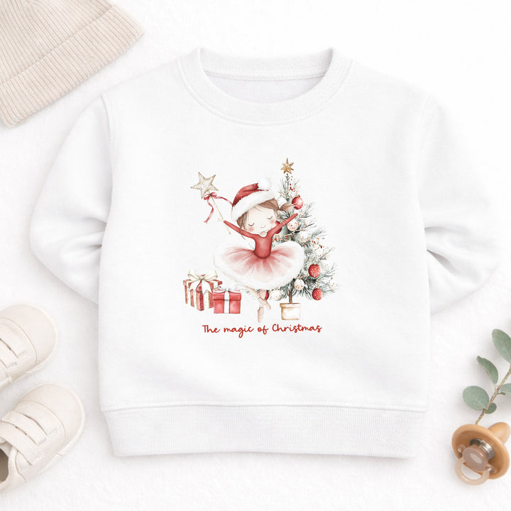 Red Girl Nutcracker Christmas Jumper