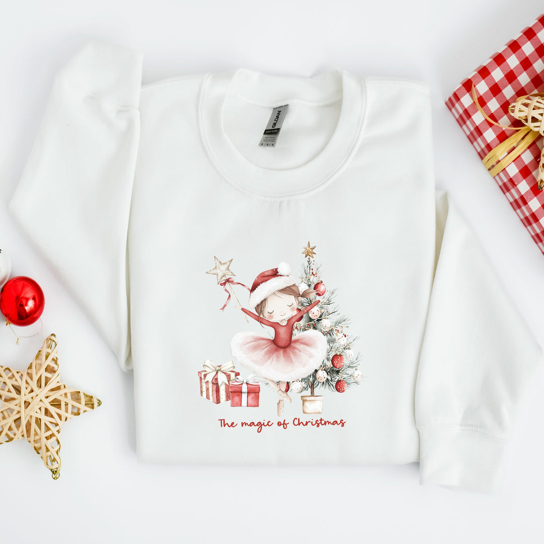 Red Girl Nutcracker Christmas Jumper