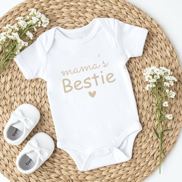 Mamas Bestie Beige Heart Matching Outfits