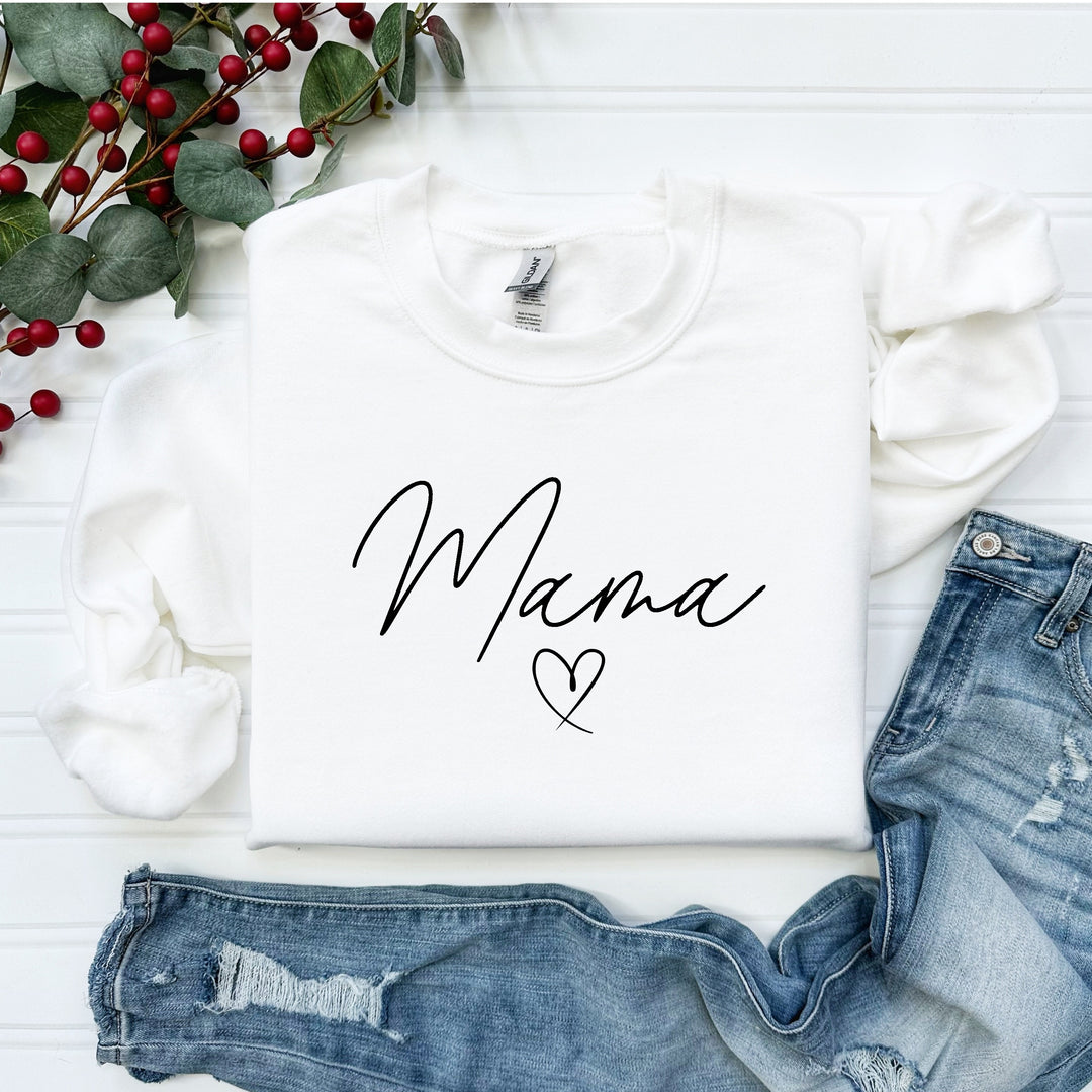Mama Heart Beige Sweatshirt