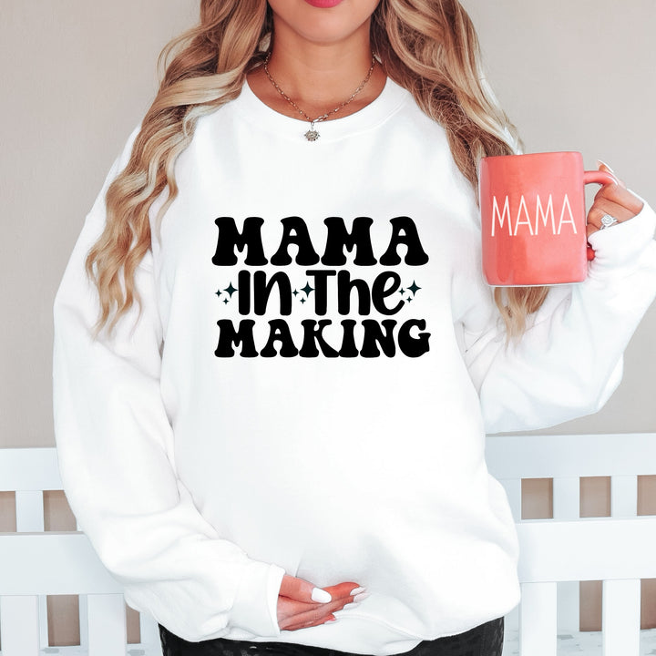 Retro Black Mama In The Making Sweatshirt