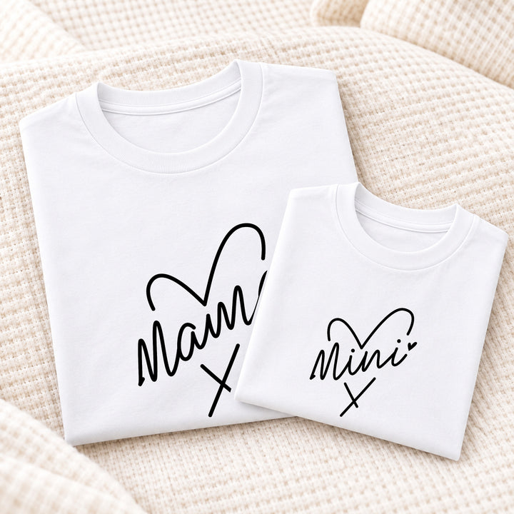 Script Heart Mama &amp; Mini Matching Outfits