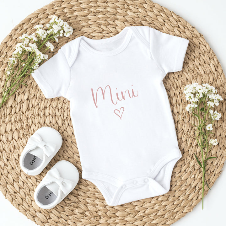 Personalised Pink Hearts Mama and Mini Matching Outfits
