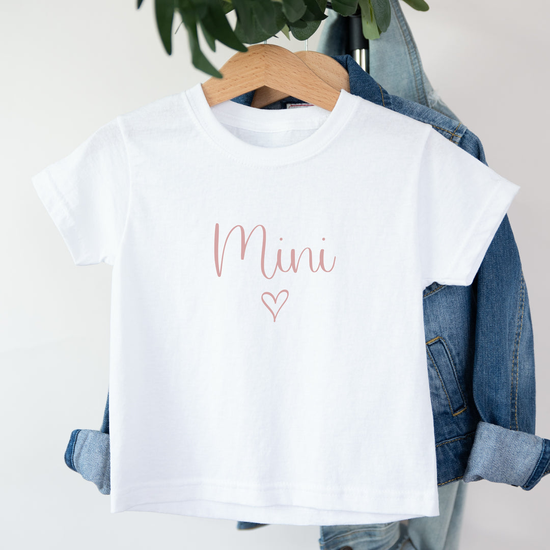 Personalised Pink Hearts Mama and Mini Matching Outfits