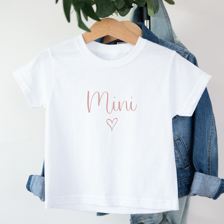 Personalised Pink Hearts Mama and Mini Matching Outfits