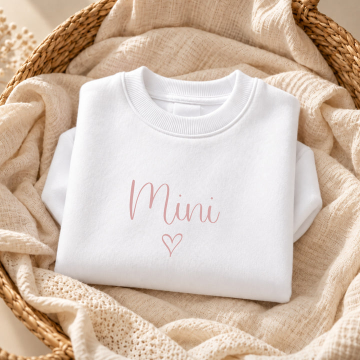 Personalised Pink Hearts Mama and Mini Matching Outfits