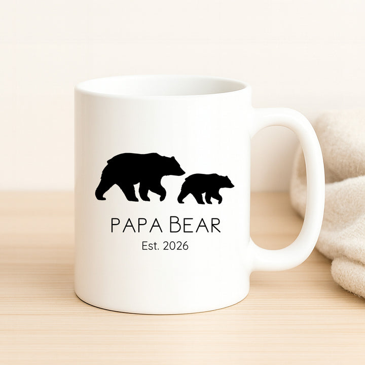 Personalised Mama Bear & Papa Bear Mugs
