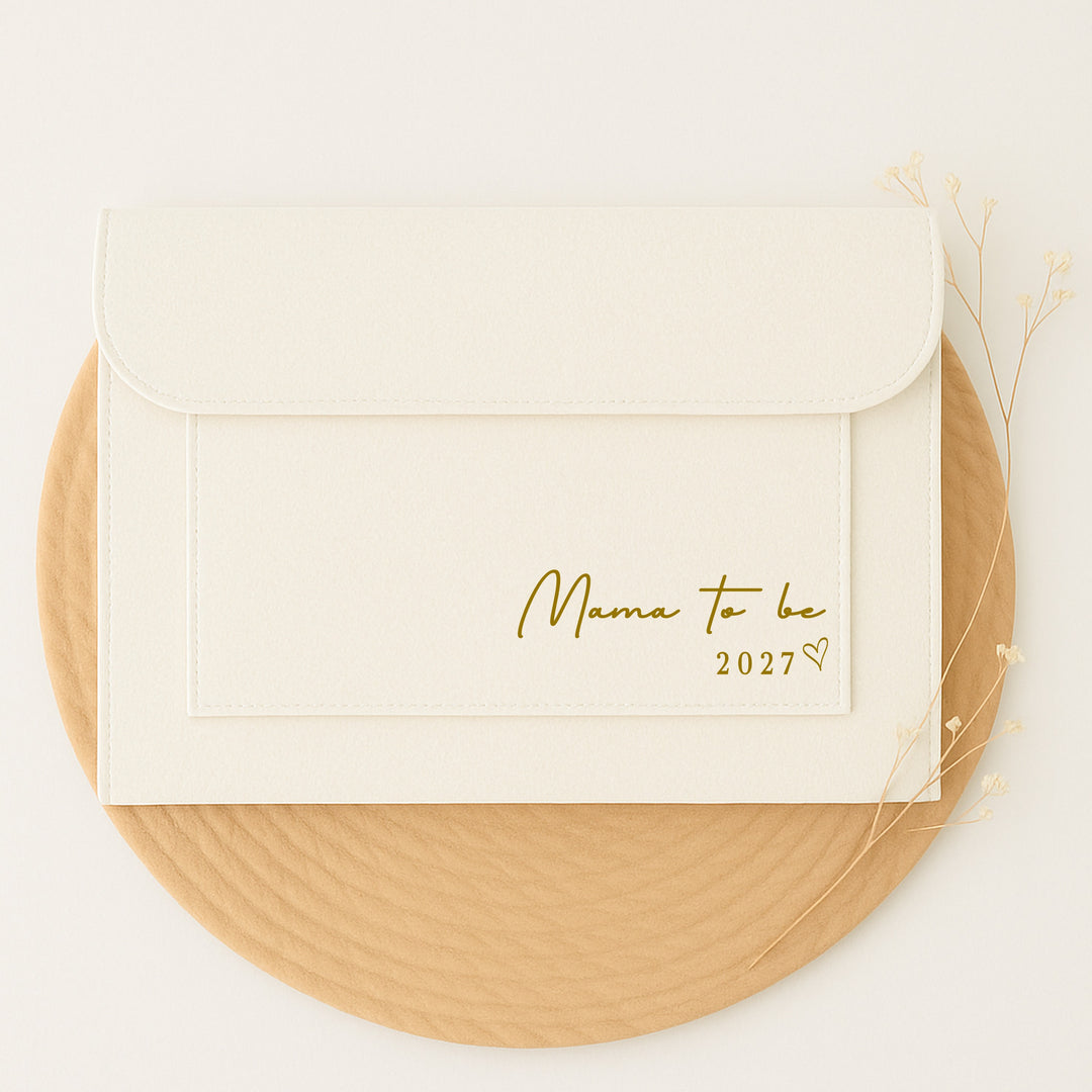 Personalised Gold Mama to Be Maternity/Pregnancy Notes Folder