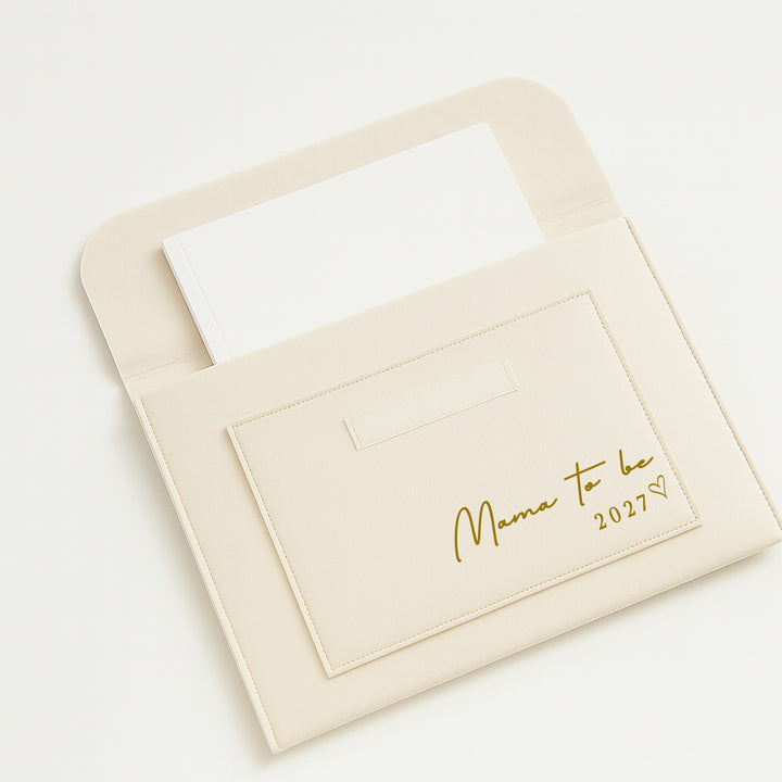 Personalised Gold Mama to Be Maternity/Pregnancy Notes Folder