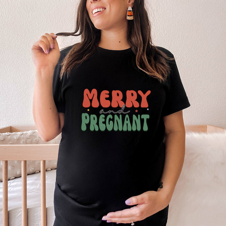 Merry and Pregnant Maternity T-shirt