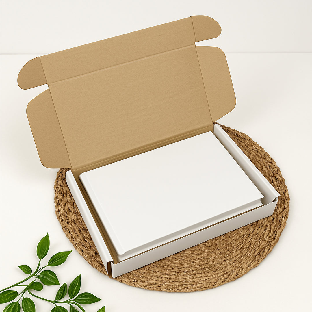 Personalised Green Leaf Baby Shower Guest Book