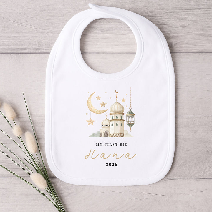 Personalised My First Eid Baby Grow, Vest or Bib