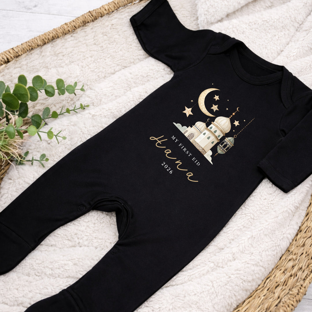 Personalised My First Eid Baby Grow, Vest or Bib