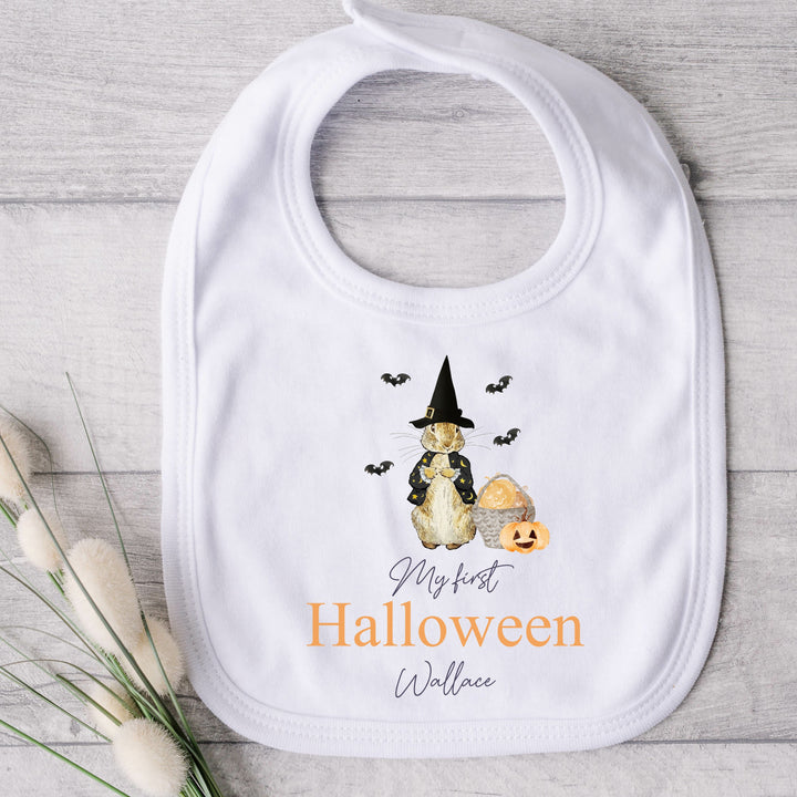 Personalised My First Halloween Rabbit Babygrow/Vest/Bib