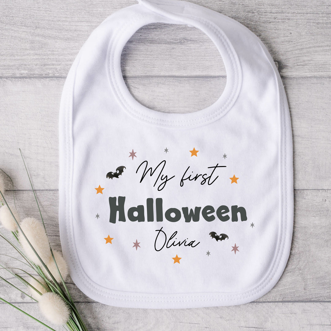 Personalised My First Halloween Bats Babygrow/Vest/Bibs