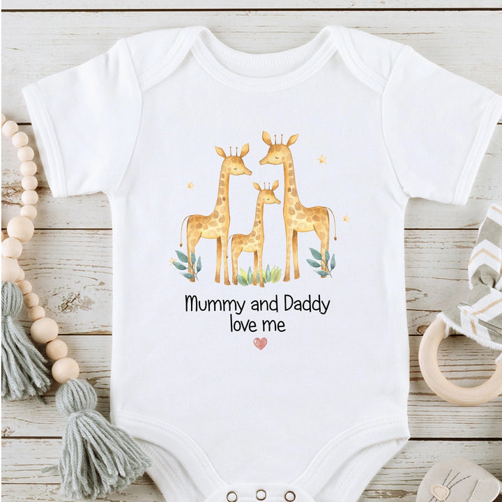 Personalised Mummy Daddy Love Me Vest