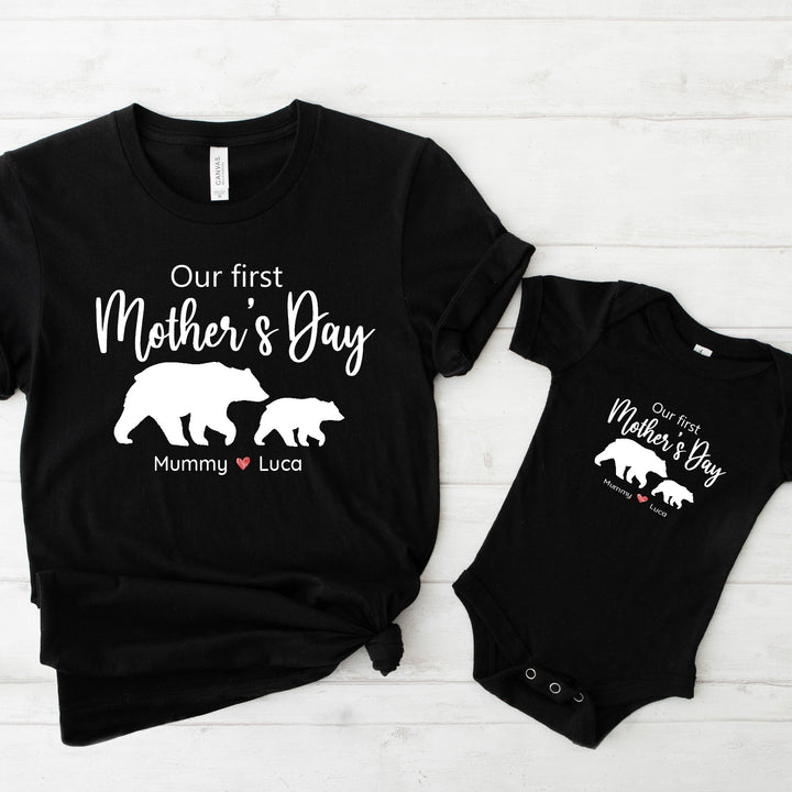 Mum and Mini Mother's Day Bears Matching Outfits