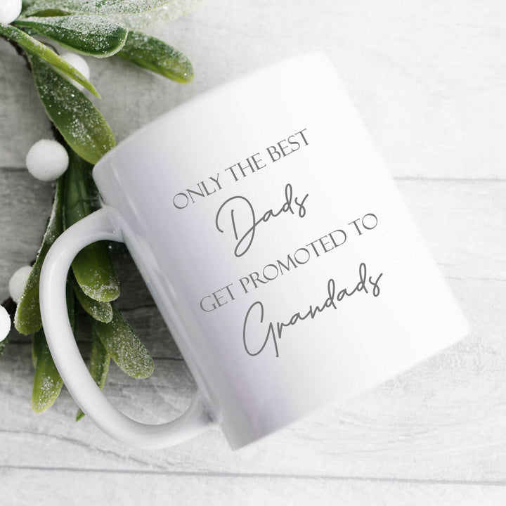 Only The Best Dads Get Promoted To Grandads Mug