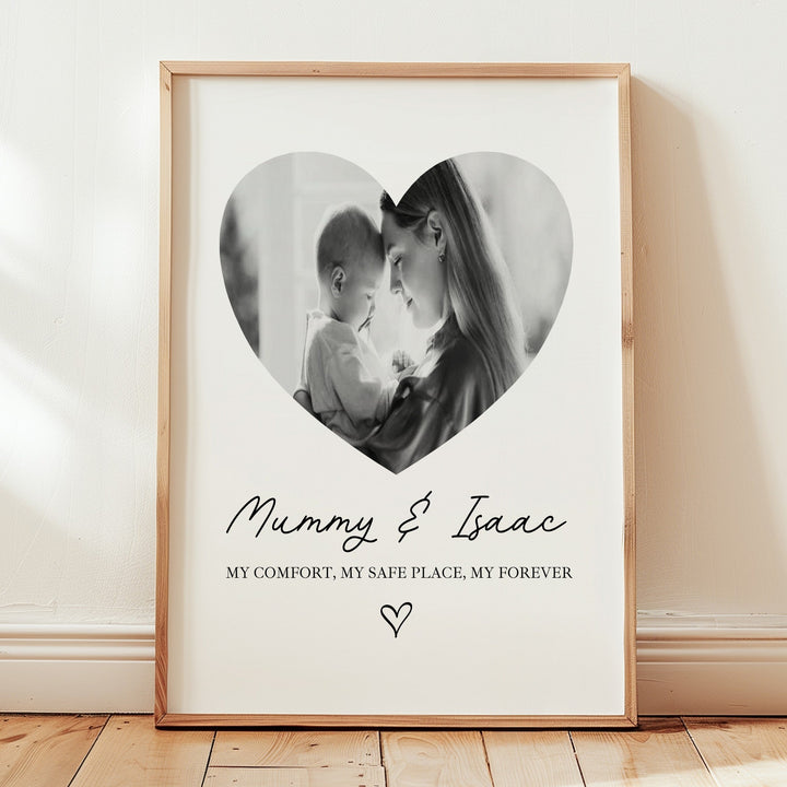 Personalised Mummy & Me Mother's Day Poster