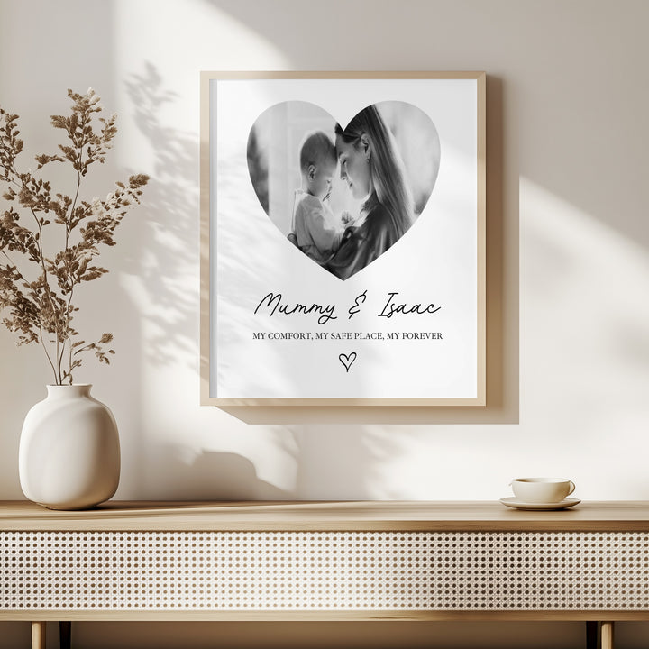 Personalised Mummy & Me Mother's Day Poster