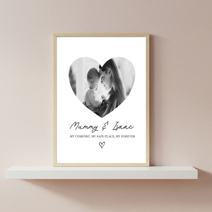 Personalised Mummy & Me Mother's Day Poster