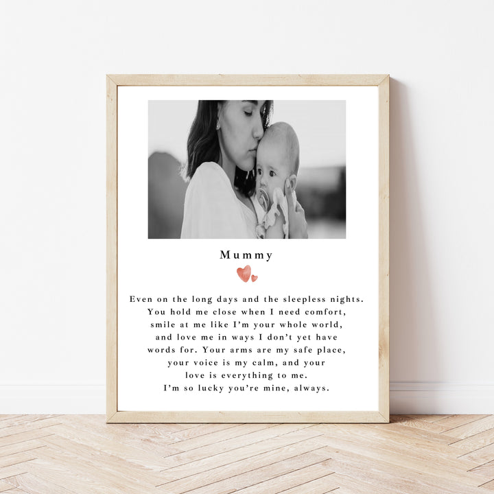 Personalised Poem Mother's Day Poster