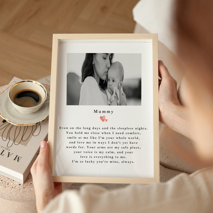 Personalised Poem Mother's Day Poster
