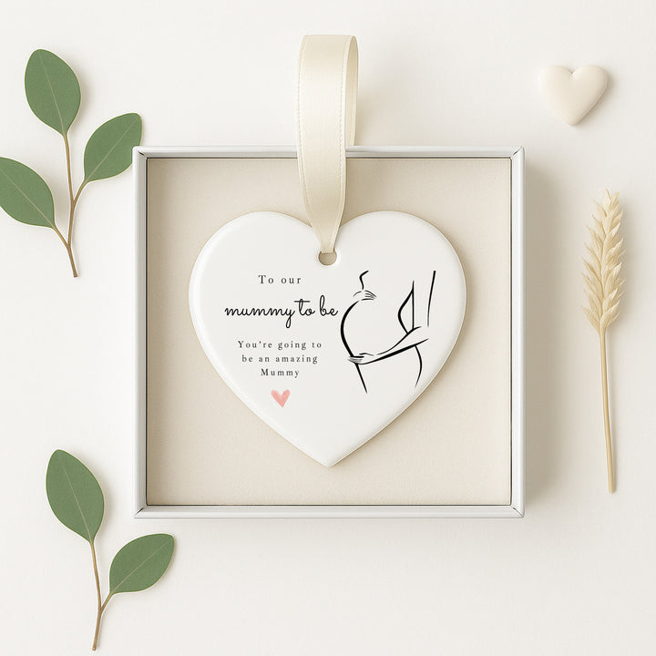 Amazing Mummy To Be Ceramic Ornament