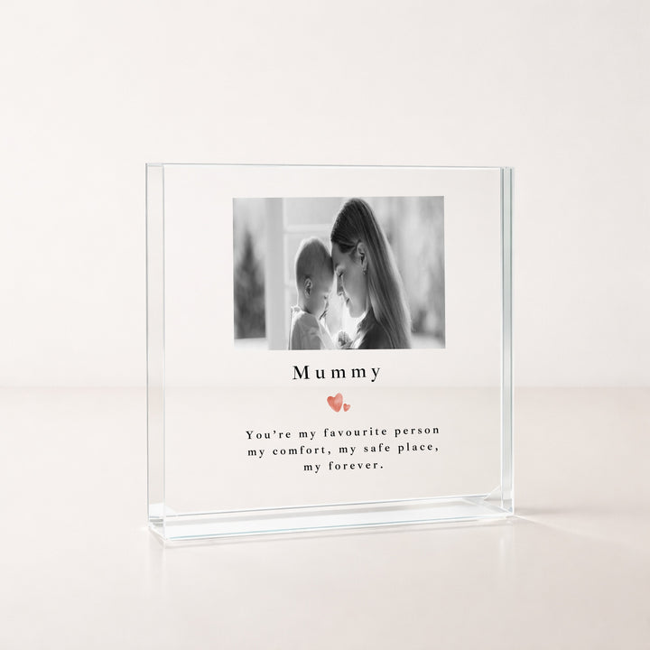 Personalised Mummy You're My Favourite Acrylic Block