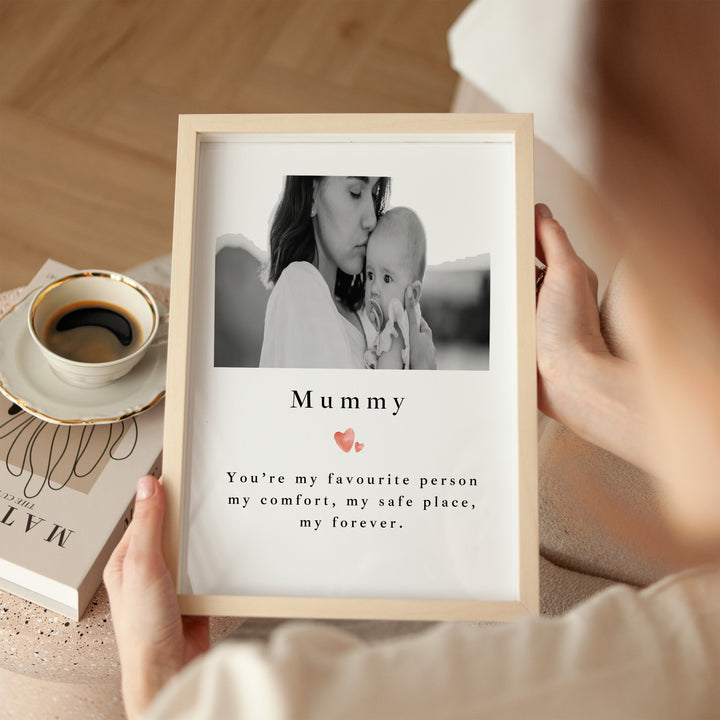 Personalised Mummy You're My Favourite Mother's Day Poster