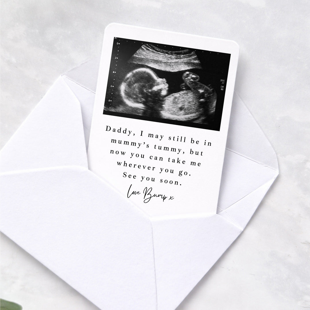 Personalised Baby Scan Take Me Anywhere You Go  Wallet Card