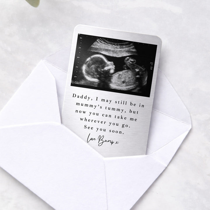 Personalised Baby Scan Take Me Anywhere You Go  Wallet Card