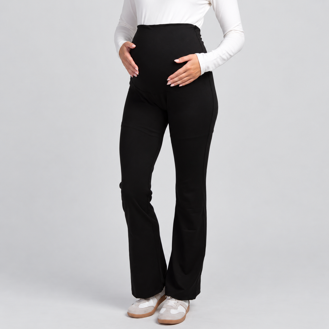 Maternity Over-the-Bump Flare Leggings