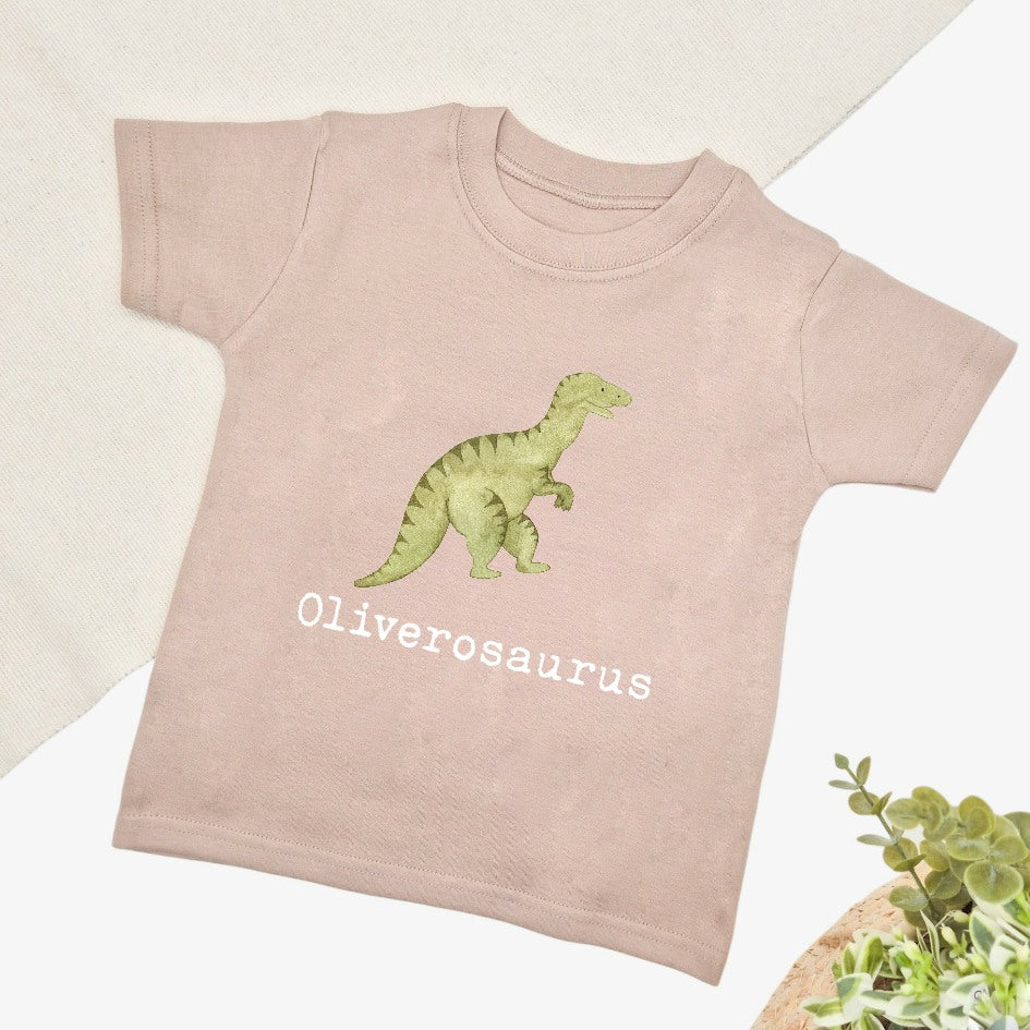 Personalised Dinosaur Children's T-shirt